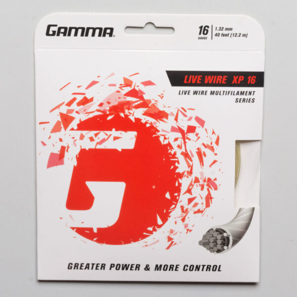 Gamma Live Wire XP 16 Tennis String Packages Size String Package