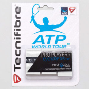 Tecnifibre ATP Pro Players Overgrip 3 Pack Tennis Overgrips White