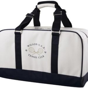 Wilson 1914 Heritage Tennis Duffel Bag (Off White/Dark Navy)