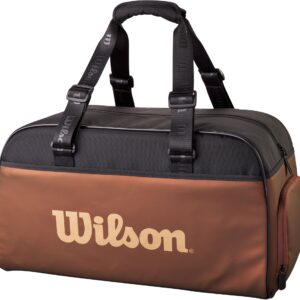 Wilson Super Tour Pro Staff v14 Small Tennis Duffle Bag (Copper/Black)