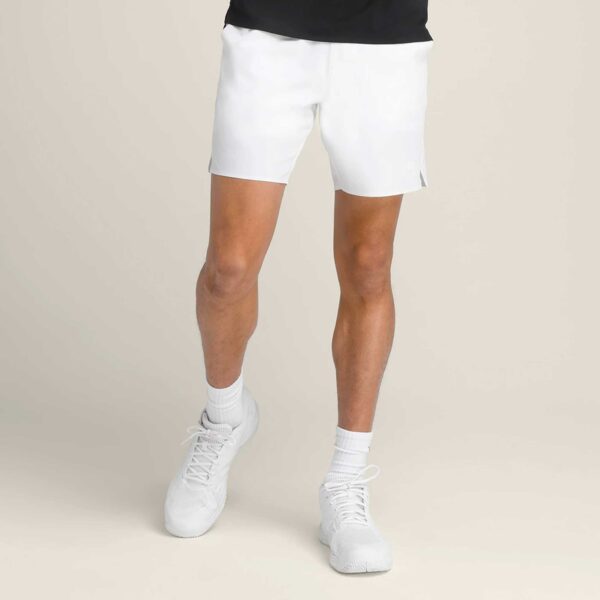 Wilson Tournament Pro Short 7" Unlined Men's Tennis Apparel Bright White, Size Large