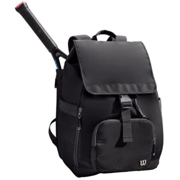 Wilson Women's Fold Over Tennis Backpack (Black)