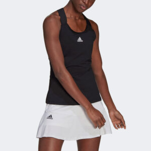 adidas Gameset Y-Tank Women's Tennis Apparel Black/White, Size XS