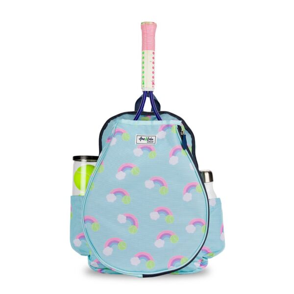 Ame & Lulu Little Love Kids' Tennis Backpack (Pastel Rainbow)