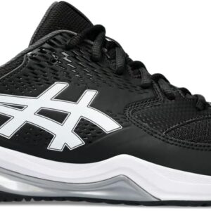 Asics Men's Gel-Dedicate 8 Tennis Shoes (Black/White)