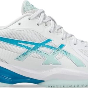 Asics Women's Solution Swift FF 2 Tennis Shoes (White/Soothing Sea)