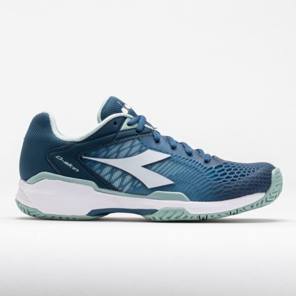 Diadora Speed Competition 7+ AG Women's Tennis Shoes Legion Blue/Surf Spray Size 7.5 Width B - Medium