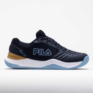 Fila Axilus 3 Energized Men's Tennis Shoes Fila Navy/Powder Blue/New Wheat Size 10.5 Width D - Medium