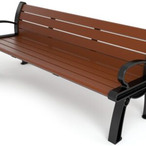 Frog Furnishings Heritage 5-Foot Tennis Court Bench
