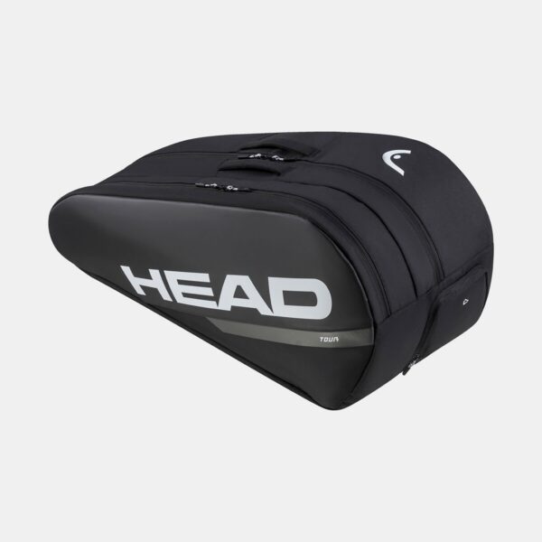 HEAD Tour Racquet Bag L 9 Pack Black/White Tennis Bags