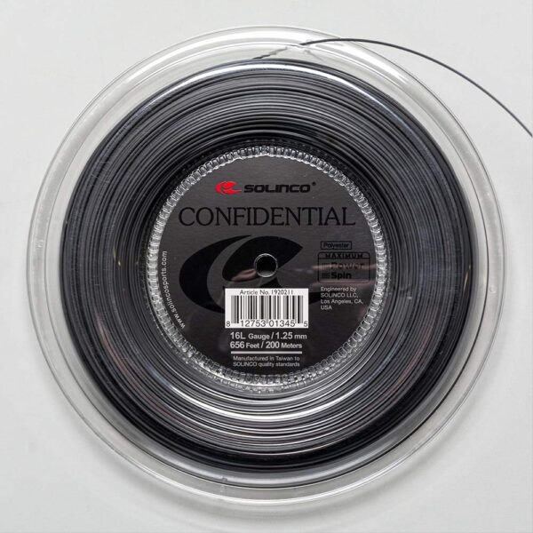 Solinco Confidential 16L 1.25 656' Reel Tennis String Reels