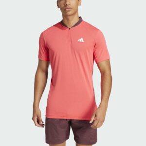 adidas Freelift Polo Pro Australian Open 2025 Men's Tennis Apparel Semi Lucid Red, Size Large