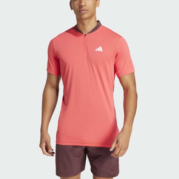 adidas Freelift Polo Pro Australian Open 2025 Men's Tennis Apparel Semi Lucid Red, Size Large