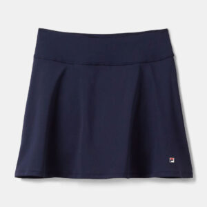 FIla Essentials Long Flirty Skort Women's Tennis Apparel Navy, Size Large