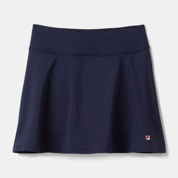FIla Essentials Long Flirty Skort Women's Tennis Apparel Navy, Size Large