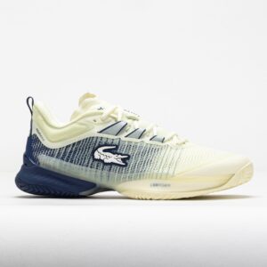 Lacoste AG-LT 23 Ultra Men's Tennis Shoes Yellow/Navy Size 12 Width D - Medium