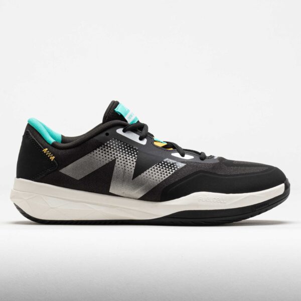 New Balance 796v4 Men's Tennis Shoes Black Cement/Cyber Jade/Clementine Size 10 Width D - Medium