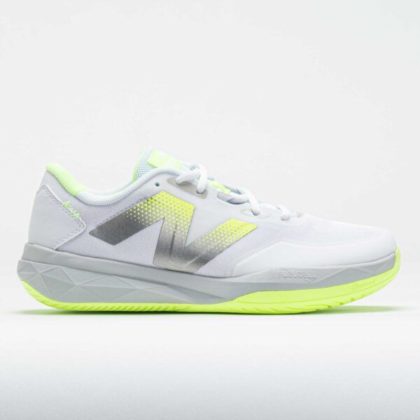 New Balance 796v4 Women's Tennis Shoes White/Bleached Lime Glo/Brighton Grey Size 6.5 Width B - Medium