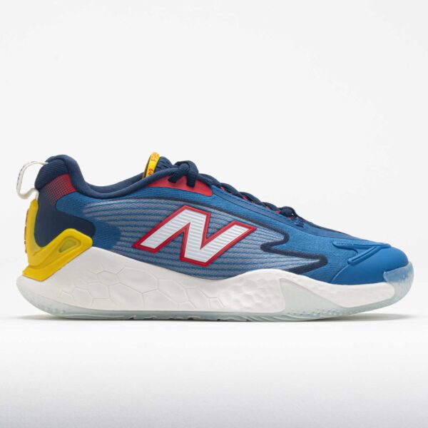 New Balance Fresh Foam X CT-Rally Women's Tennis Shoes Navy/Red/Ginger Lemon Size 8 Width B - Medium