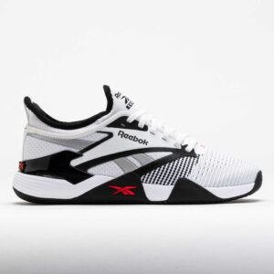 Reebok Nano Court Men's Tennis Shoes Black/White/Energy Red Size 8.5 Width D - Medium