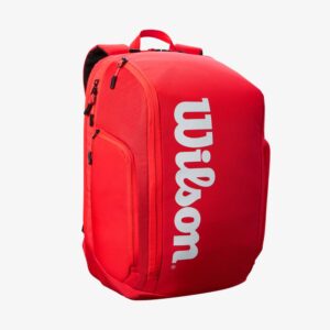 Super Tour 2021 Red Backpack - Wilson Tennis Bag