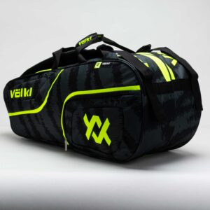 Volkl Zebra Combi Bag Black/Charcoal/Neon Yellow Tennis Bags