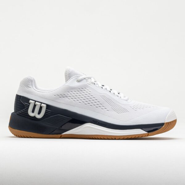 Wilson Rush Pro 4.0 Men's Tennis Shoes White/Navy/Gum Size 7.5 Width D - Medium