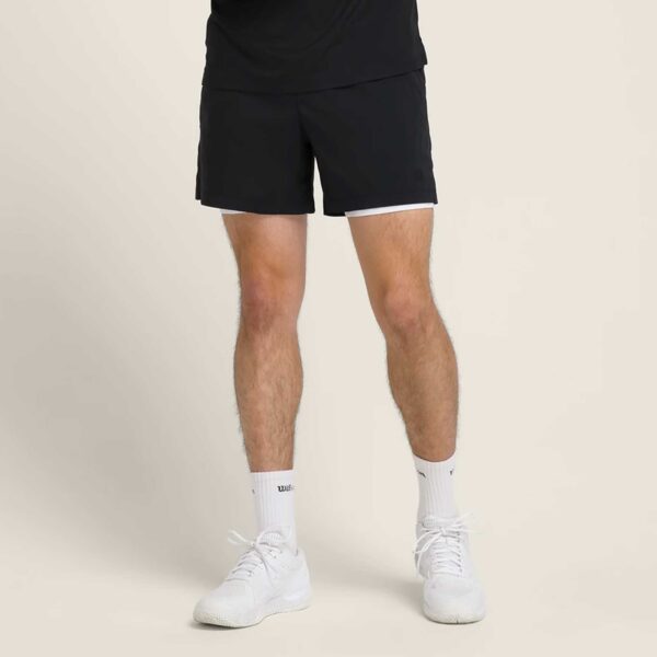 Wilson Tennis Volley Short Men's Tennis Apparel Black, Size Small