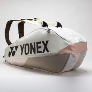 Yonex Pro Racquet Bag 6 Pack Sand Beige Tennis Bags
