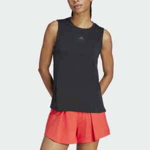 adidas Club Match Tank 2025 Women's Tennis Apparel Black, Size Medium