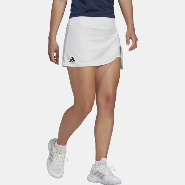 adidas Club Skirt 2023 Women's Tennis Apparel White, Size Large