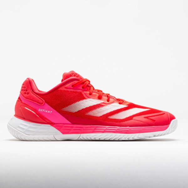 adidas Defiant Speed 2 Women's Tennis Shoes Lucid Red/Zero Metallic/Lucid Pink Size 7 Width B - Medium