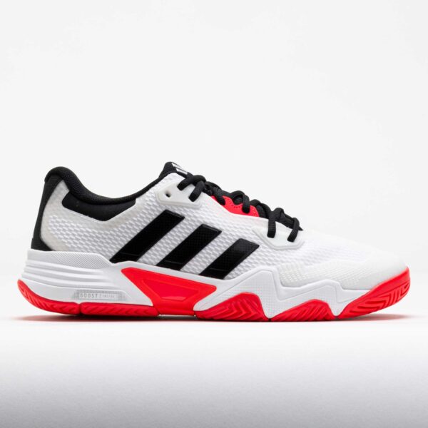 adidas SoleMatch Control 2 Men's Tennis Shoes White/Black/Silver Metallic Size 9 Width D - Medium