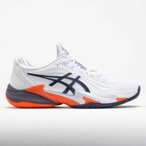 ASICS Court FF 3 Men's Tennis Shoes White/Greyish Purple Size 12.5 Width D - Medium