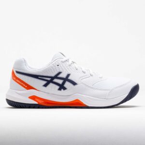 ASICS GEL-Dedicate 8 Men's Tennis Shoes White/Indigo Fog Size 10 Width D - Medium