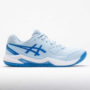 ASICS GEL-Dedicate 8 Women's Tennis Shoes Light Blue/Blue Coast Size 7.5 Width B - Medium