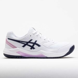 ASICS GEL-Dedicate 8 Women's Tennis Shoes White/Indigo Fog Size 8 Width D - Wide