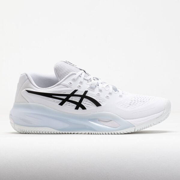ASICS GEL-Resolution X Clay Men's Tennis Shoes White/Black Size 10.5 Width D - Medium