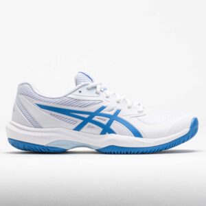 ASICS Game FF Women's Tennis Shoes White/Blue Coast Size 7.5 Width B - Medium