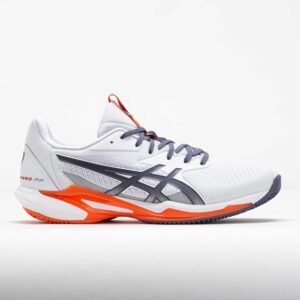 ASICS Solution Speed FF 3 Clay Men's Tennis Shoes White/Greyish Purple Size 10.5 Width D - Medium