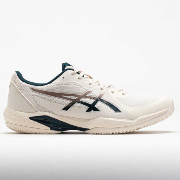 ASICS Solution Swift FF 2 Men's Tennis Shoes Birch/Saxon Green Size 12.5 Width D - Medium