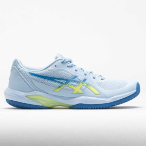 ASICS Solution Swift FF 2 Women's Tennis Shoes Light Blue/Huddle Yellow Size 8 Width B - Medium