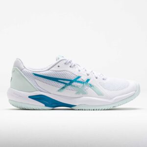 ASICS Solution Swift FF 2 Women's Tennis Shoes White/Soothing Sea Size 7 Width B - Medium