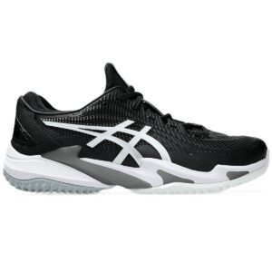 Asics Men's Court FF 3 OC Tennis Shoes (Black/White)