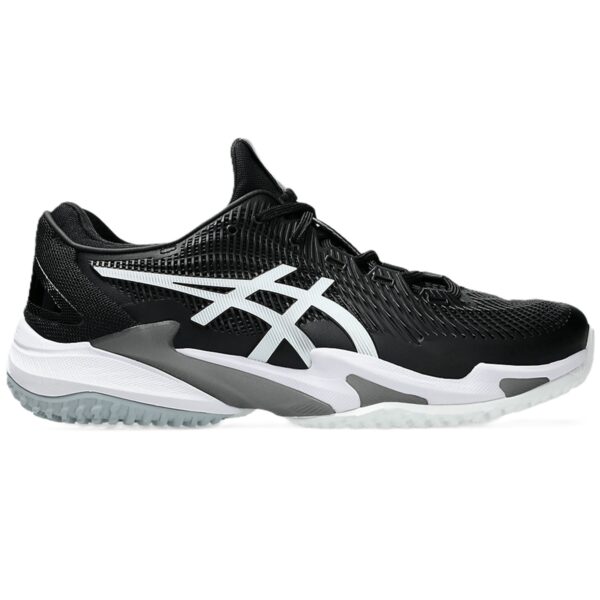 Asics Men's Court FF 3 OC Tennis Shoes (Black/White)