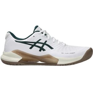 Asics Men's Gel Challenger 14 Tennis Shoes (White/Saxon Green)