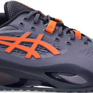Asics Men's Gel-Resolution X Wide Tennis Shoe (Greyish Purple/Nova Orange)