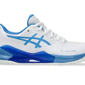 Asics Women's Gel-Challenger 14 Tennis Shoes (White/Blue Coast)