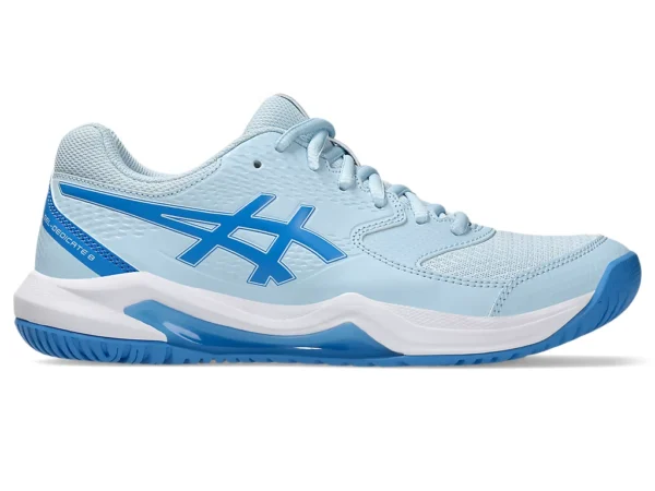 Asics Women's Gel-Dedicate 8 Tennis Shoes (Light Blue/Blue Coast)