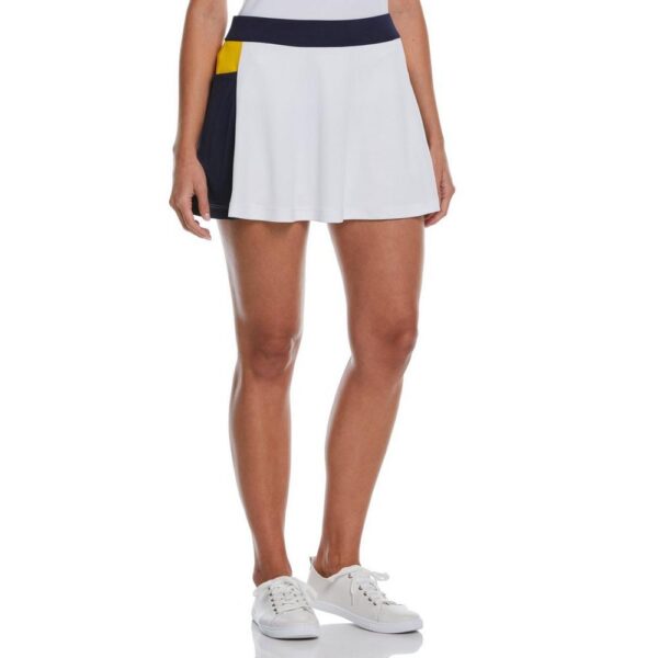 Color Block Flounce Tennis Skort, Light Blue, M Skirt